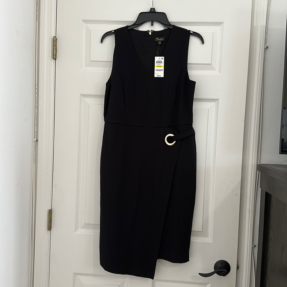 Thalia Sodi black dress